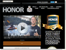 Tablet Screenshot of honorministries.org